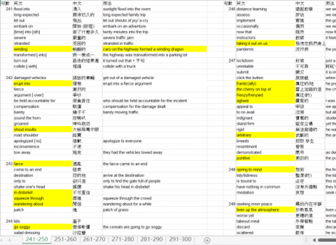 黃丞軒 - 獨家單字 片語 例句整理