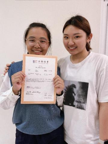 Sharleen夏琳 - 家教學生通過英檢初級