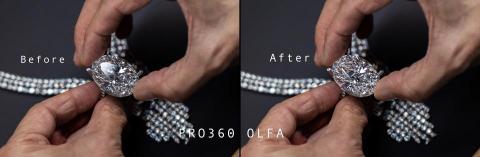 Olfa人生不設限 - 產品鑽石消反光、明亮、銳利度調整