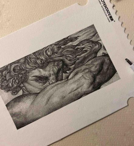 林芳瑩 - 素描臨摹作品