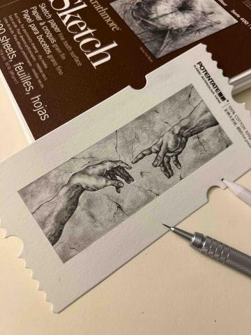 林芳瑩 - 素描臨摹作品