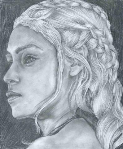 林芳瑩 -  人像素描臨摹作品