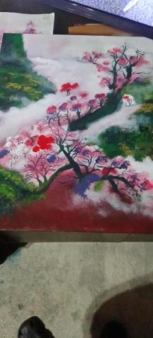 豬仔素描精細繪畫室，代客製作 - 風景畫