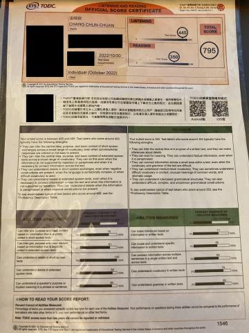 張先生 - TOEIC