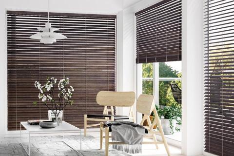 桂堂窗簾-Norman 頂級窗簾宜花東經銷 - 仿木百葉窗，適合美式風格裝潢，提升家中質感