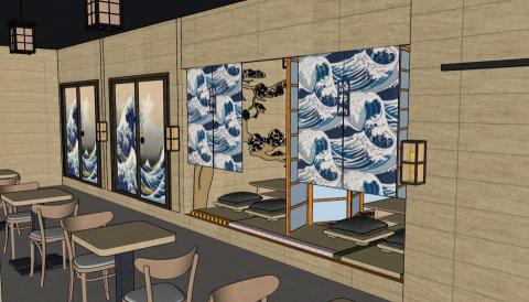 江采萱（娜恩） - 室內設計(日式餐廳)