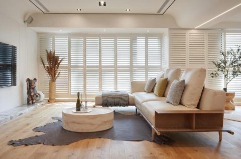 桂堂窗簾-Norman 頂級窗簾宜花東經銷 - 木百葉窗，也可做電動式