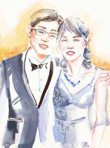 RoseArt肖像畫訂製 - 結婚週年訂製