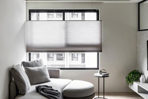 桂堂窗簾-Norman 頂級窗簾宜花東經銷 - 蜂巢簾，上下可開，保有隱私兼顧採光