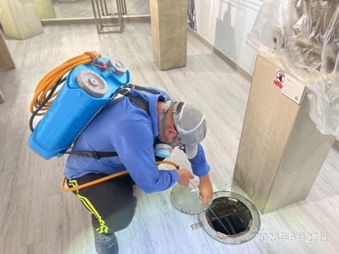 富士除蟲實業有限公司 - 污水池孳生源噴灑藥劑防治