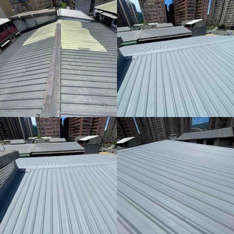 黃思宏 - 鐵皮矽利康更新 隔熱漆塗刷