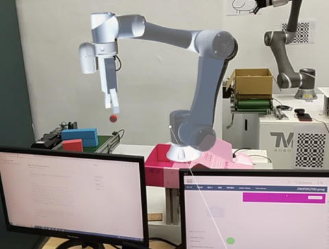沈意軒 - 虛實製造系統 Unity + Hololens + TM Robot Arm 整合