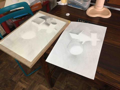 ji ying - 素描教學狀況