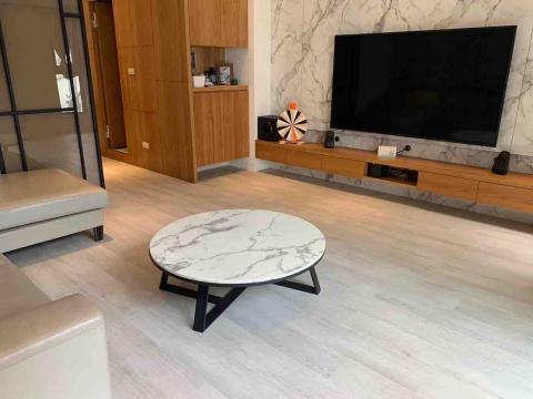 雅居室內裝潢設計 - 石塑地板鋪設 SPC卡扣地板