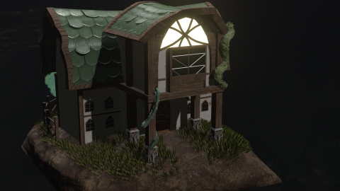 岳霖 - 場景森林屋建模 岳霖 - 場景森林屋建模