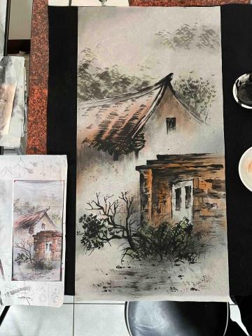 林文傑 - 水墨畫示範 林文傑 - 水墨畫示範