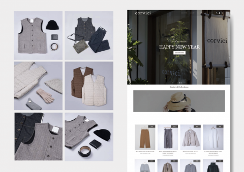 陳羿勳 - corvici 選物店
執行項目：LOGO設計/品牌形象規劃/商業攝影