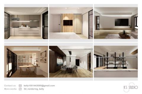 嗨， 我是凱莉｜K&rsquo;S STUDIO｜空間專業渲染及規劃 - 
