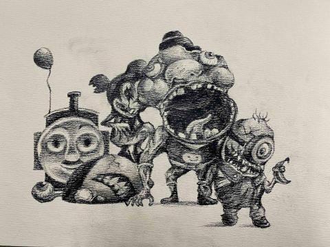 詹棅權Eric - 插畫創作-崩壞童年