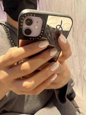 nail_life - 鏡面珍珠白