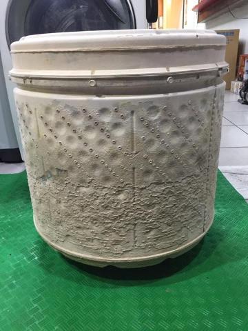 志明清潔家 - 洗衣粉板結清洗前