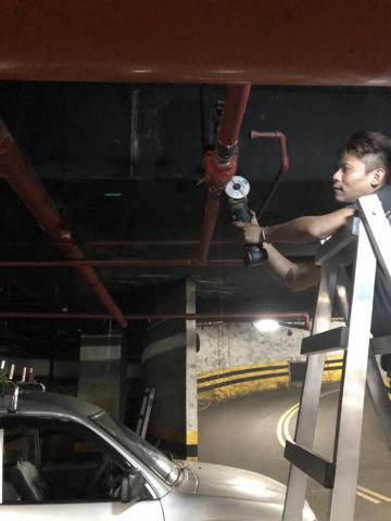 新越消防設備工程有限公司 - 社區大樓停車場消防修繕工程 新越消防設備工程有限公司 - 社區大樓停車場消防修繕工程
