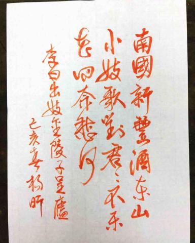 楊昕 - 書法教學