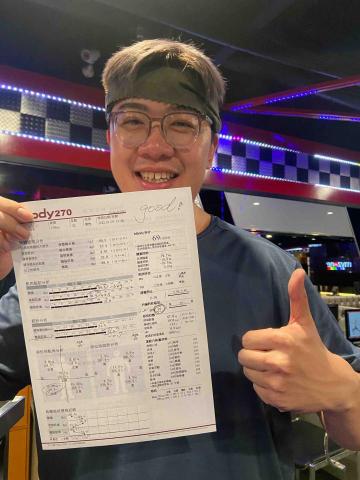 Yuci 健身教練 運動按摩 筋膜放鬆 - 學生進步數據 Yuci 健身教練 運動按摩 筋膜放鬆 - 學生進步數據