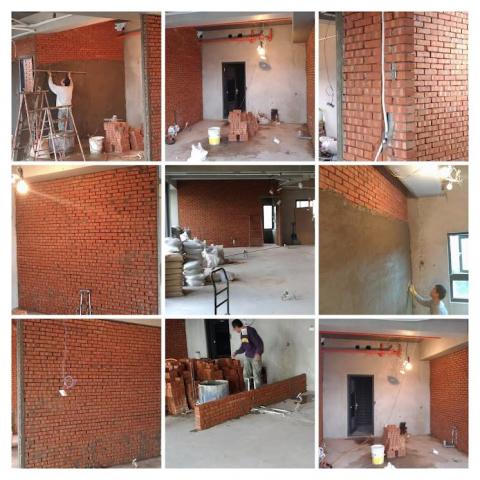 華山室內設計工程有限公司 - 汐止陳公館磚牆隔間