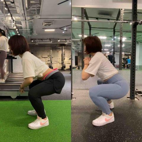 Apple 一對一健身課程 - 上課一週 學生動作調整