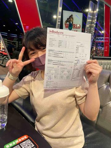 Yuci 健身教練 運動按摩 筋膜放鬆 - 學生進步數據 Yuci 健身教練 運動按摩 筋膜放鬆 - 學生進步數據