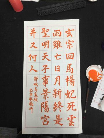 楊昕 - 書法教學