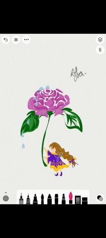 Afra施 - 採花姑娘