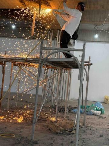 宇成工程行 - 樑柱打除完成