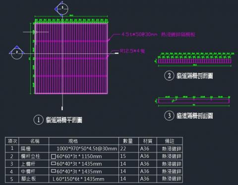 kayeh - 熱浸鍍鋅隔柵蓋鈑加工圖