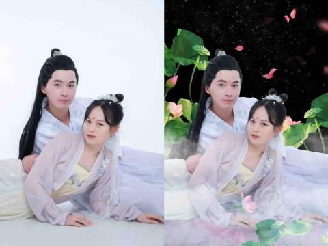 淳粹照片後製修圖 - 人像修圖後製背景