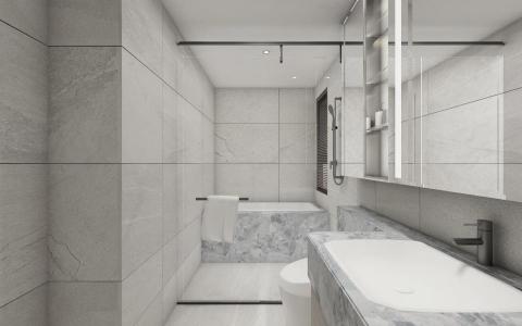 謙築工作室 - 廁所渲染模擬圖2 謙築工作室 - 廁所渲染模擬圖2