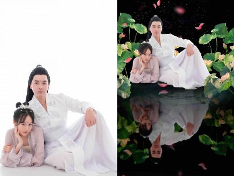 淳粹照片後製修圖 - 人像修圖後製背景