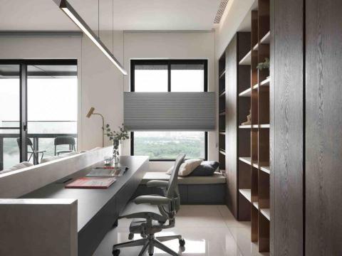 信美裝潢 - 灰色風琴簾