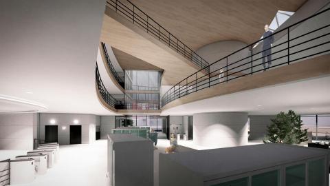 謙築工作室 -  展覽廳-渲染模擬圖 謙築工作室 -  展覽廳-渲染模擬圖