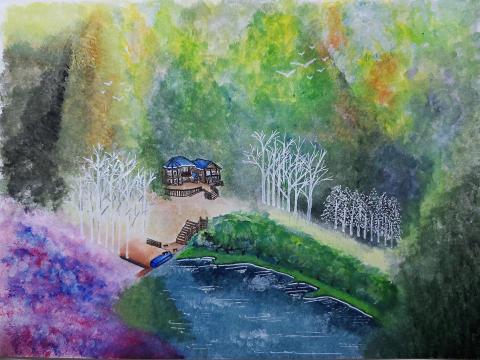 胡新容 - 水彩作品3