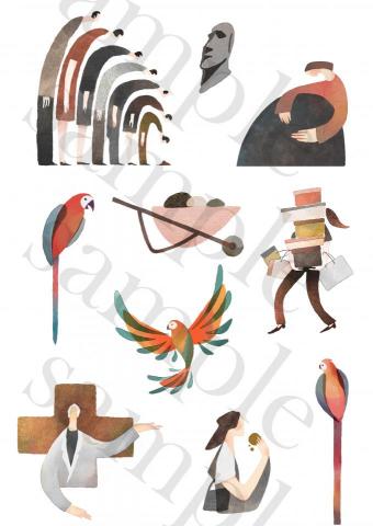 禾文雨 - 插圖

可適用於書本、雜誌、貼圖、貼紙、各式商品

歡迎各種簡化插圖需求！
