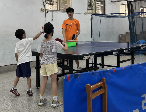 桌球自由工作者 - 沙崙國小教學現場 桌球自由工作者 - 沙崙國小教學現場