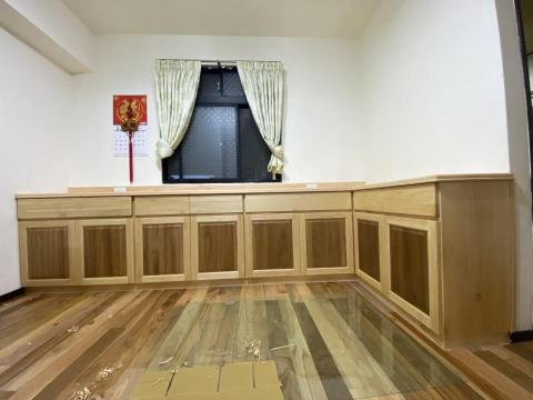 傳藝室內裝修 - 實木訂製矮櫃