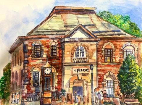 蔡昀庭 - 小樽音樂盒館
水彩速寫
