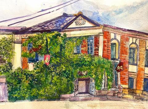 蔡昀庭 - 小樽浪漫館
水彩速寫