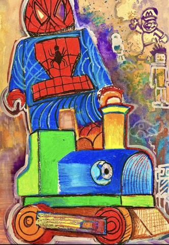 蔡昀庭 - 創意美術 玩具總動員主題案例