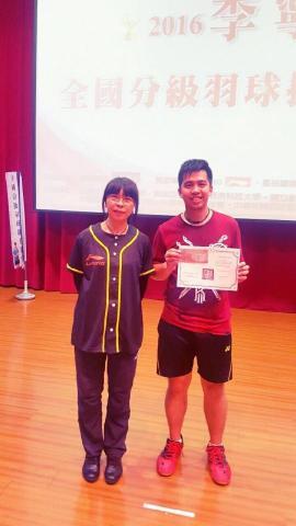 仲耕宏（小仲） - 分級賽單打第一