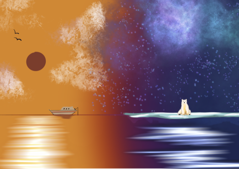 胖雨閃 - 非漫畫，環境保護議題繪圖