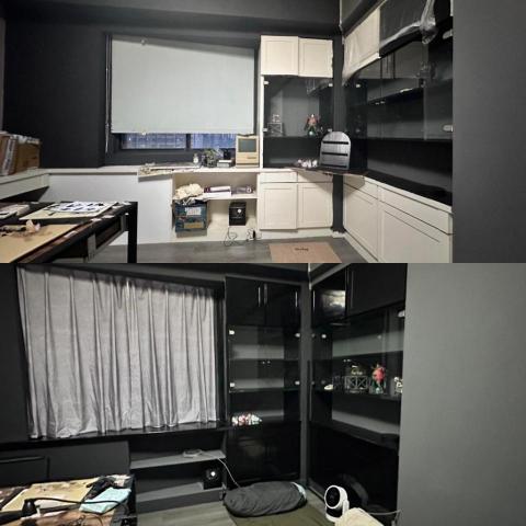 工程行 - 傢俱(櫃子)改色前後圖 工程行 - 傢俱(櫃子)改色前後圖